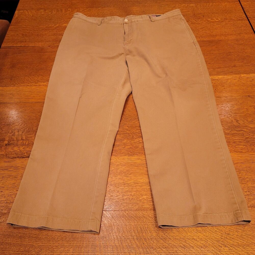 Vineyard Vines Club Pant 42x32 Khaki Chino Pants Brown 100% Cotton